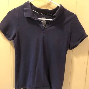 Navy school uniform shirt